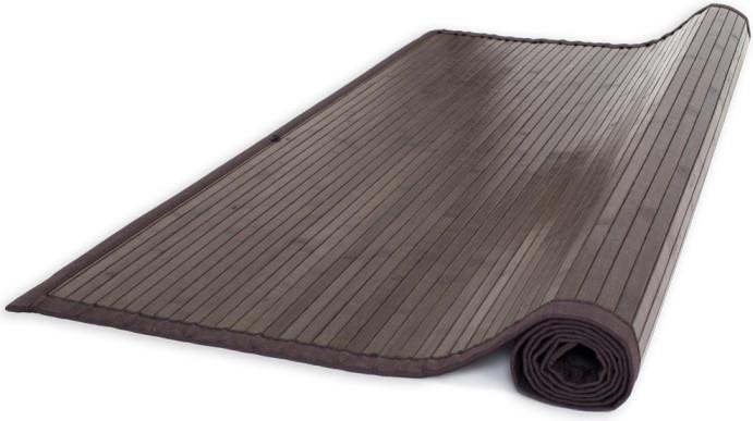 Produktbild Greendeco Bambusmatte Bambusteppich Teppich Bambus 200x200 dunkel (200 x 200 cm)