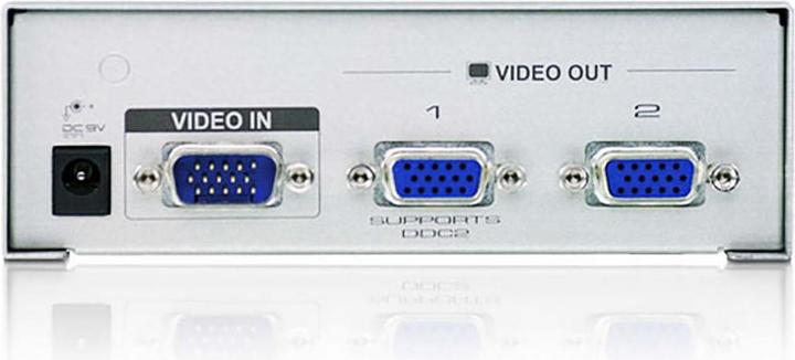 Produktbild Aten VS92A, 2 Port VGA Splitter mit Signalverstärker bis 30m