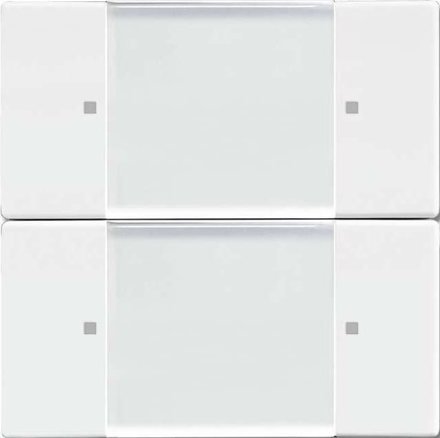 Image du produit Busch-Jaeger Élément de commande ZigBee Light 6736-84 Link double blanc studio