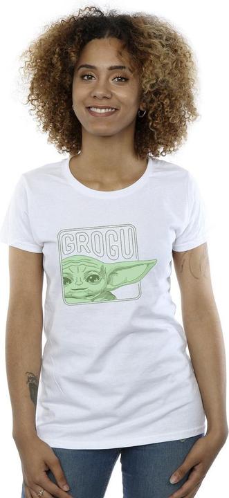 Immagine prodotto Star Wars The Mandalorian Grogu Box Maglietta Donna (M)