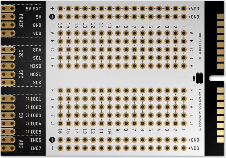 Image du produit Oxon Carte mère Oxocard Connect Cartouche Veroboard