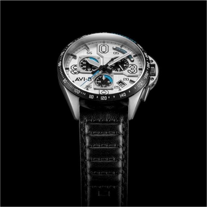 Produktbild AVI-8 AV-4077-01 P-51 Mustang Chronograph 43mm 5ATM (Analoguhr, 43 mm)