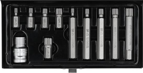 Image du produit Yato Jeu D'Embouts Tournevis Spline 11pcs (9.5mm)