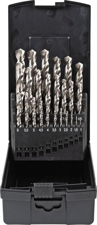 Produktbild Stier Spiralbohrer-Set Premium DIN 338 HSS-Co8 1-13mm 25-teilig in Kassette (1.0 mm, 1.5 mm, 10.0 mm, 10.5 mm, 11 mm, 11.5 mm, 12 mm, 12.5 mm, 13 mm, 2.0 mm, 2.5 mm, 3.0 mm, 3.5 mm, 4.00 mm, 4.5 mm, 5.0 mm, 5.5 mm, 6.0 mm, 6.5 mm, 7.0 mm, 7.5 mm, 8.5 mm, 9.00 mm, 9.5 mm, Ø 8.0 mm)