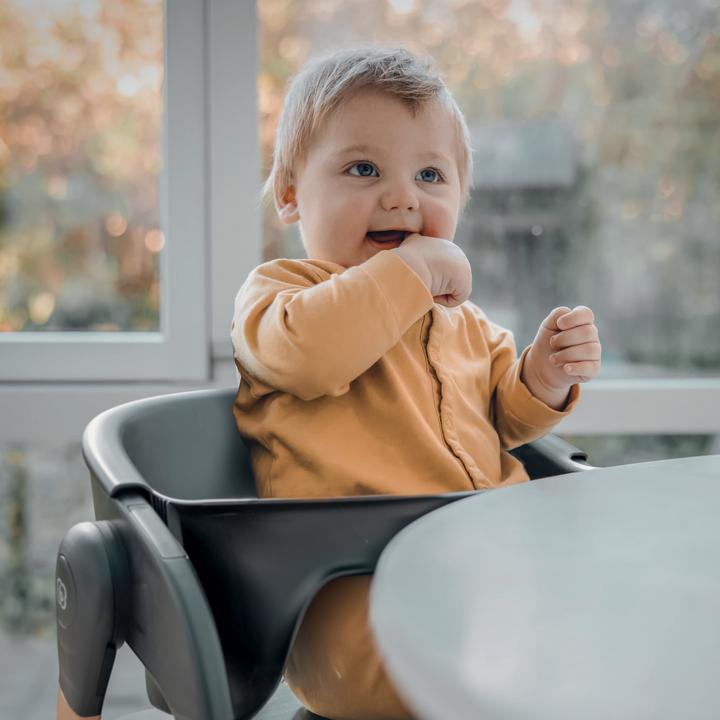 Actual product image BabyGo Levels Newborn Highchair schwarz/Holzoptik (Highchair)