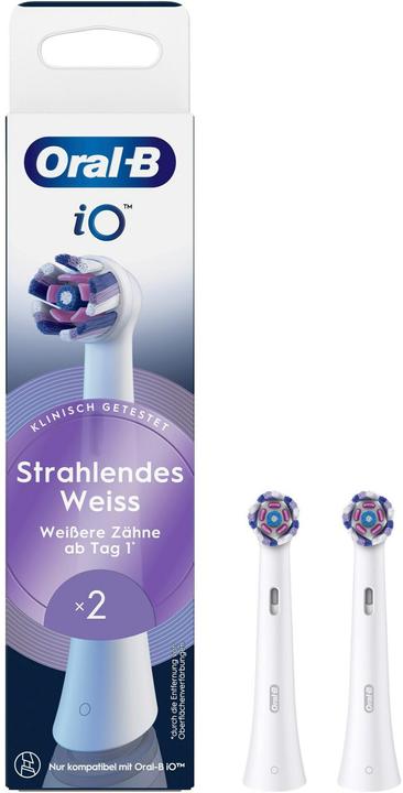 Actual product image Oral-B iO Strahlendes Weiss, Original Aufsteckbürsten (2 x)