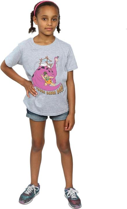 Actual product image The Flintstones Girls Yabba Dabba Doo Cotton T-Shirt (116)