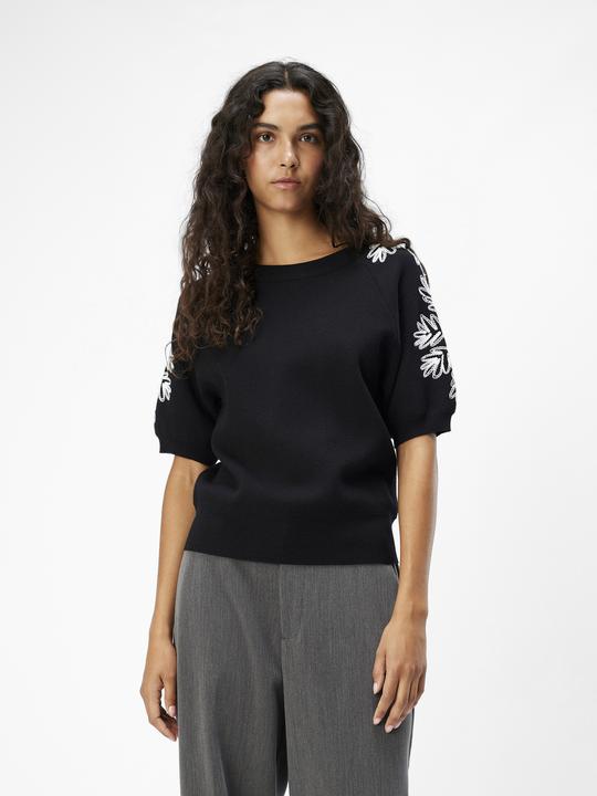 Actual product image Object Embroidered knitted top (M)