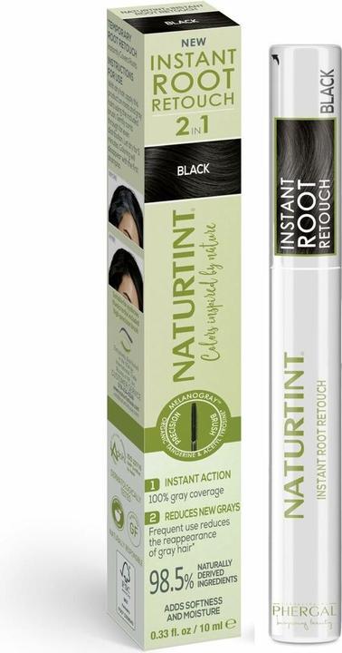 Produktbild Naturtint INSTANT ROOT RETOUCH temporärer Grauabdeckung 2 in 1 (Black)
