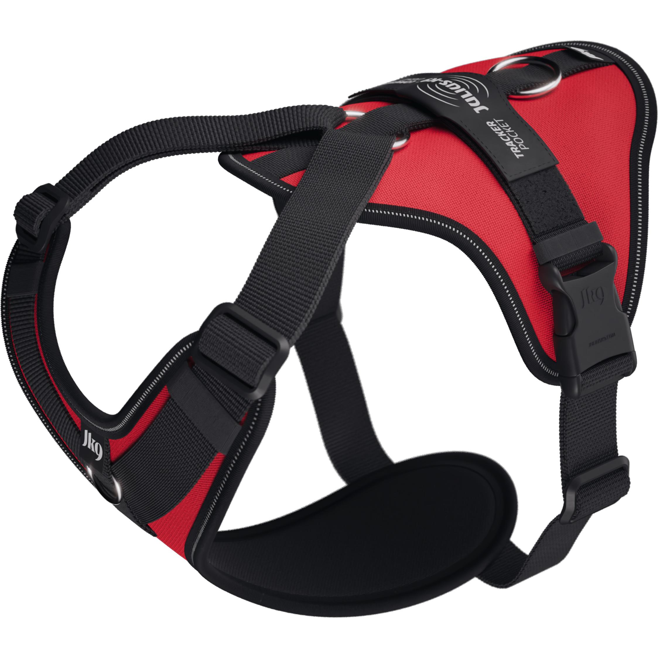 Meilleurs prix pour Julius-K9 K9 Longwalk light sele w/trackerpocket,Red,L (L, Chien, Général), Collier + laisse