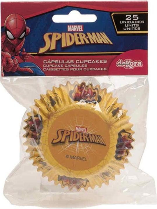 Produktbild Dekora Muffinförmchen Spiderman, 25 Stk.