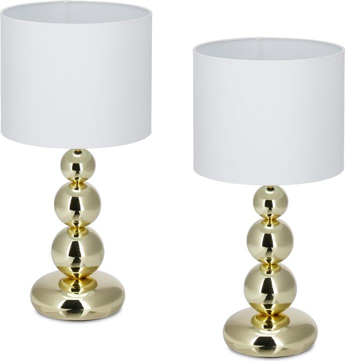 Produktbild Relaxdays 2x Tischlampe (E27)