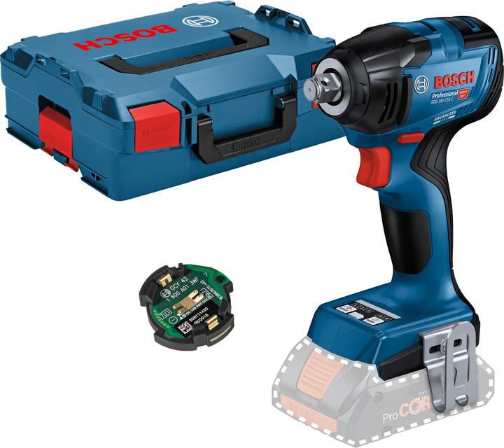 Cordless impact wrench GDS 18V-210 C, L-BOXX 136