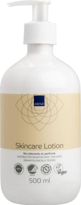 Actual product image Abena Skincare Lotion,, 500 ml, no colorant or perfume, 14% lipids (500 ml)