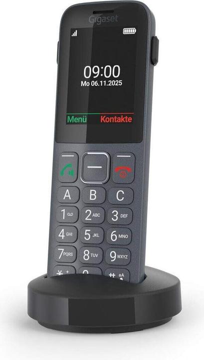 Actual product image Gigaset COMFORT 600 SIM Featurephone 4G Dark Silver