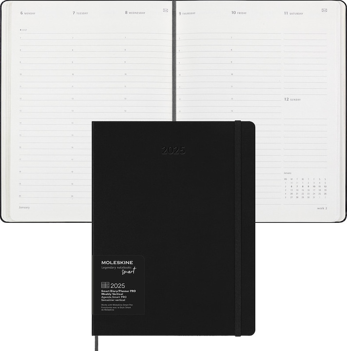 Actual product image Moleskine Smart calendar (19 x 25 cm, English)