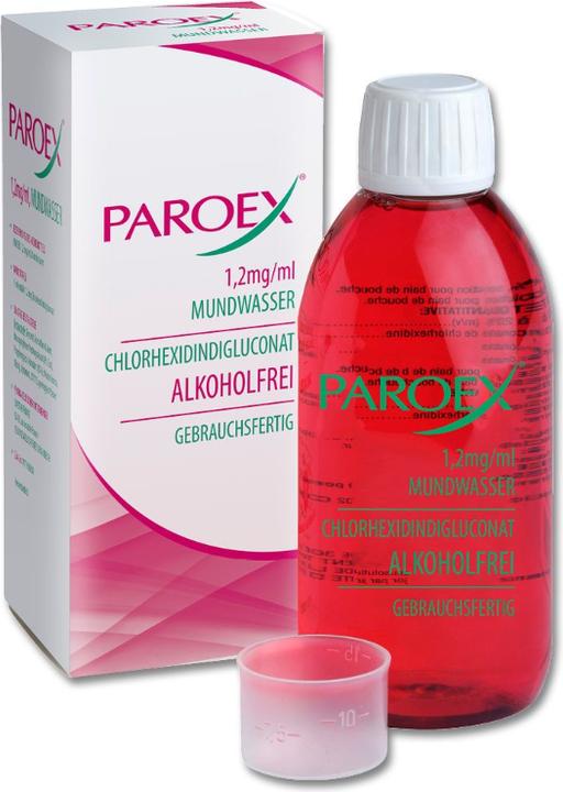 Productafbeelding GUM SUNSTAR PAROEX Mondspoeling 0,12 % chloorhexidine (300 ml, Mondwater)