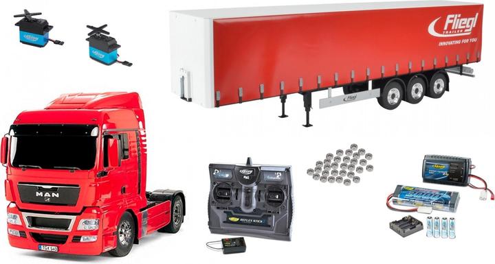 Produktbild Tamiya 331056332 MAN TGX 2A 1:14 Elektro RC Modell-LKW Spar-Set Exklusiv Set