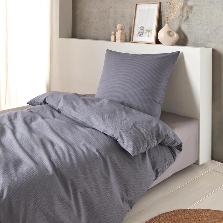 Image du produit Traumschlaf Seersucker (Set de linge de lit, 160x210 cm + 65x100 cm)