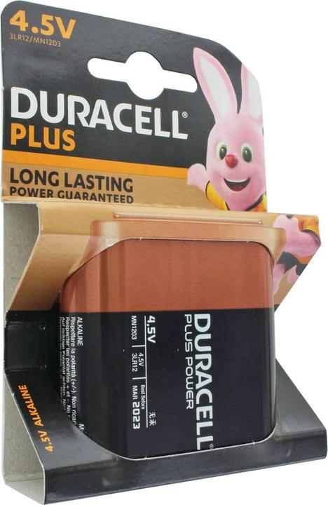 Produktbild Duracell Plus 4,5 Volt MN1203 3LR12 Flachbatterie 10 Stück (10 Stk., 3R12)