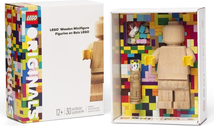 Actual product image LEGO WOODEN MINIFIGURE FSC 100% (LEGO Rare Sets)