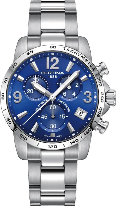 Certina DS Podium Chronograph 1/10 sec (Analogue wristwatch, Swiss made, 41 mm)