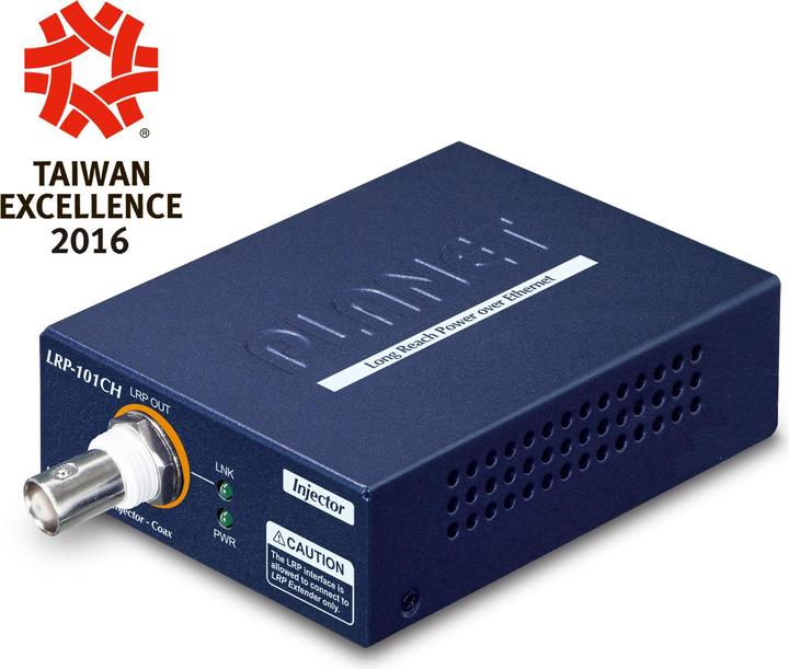 Image du produit Planet Kit extender PoE over coax 1 port Long Reach (LRP-101CH + LRP-101CE)