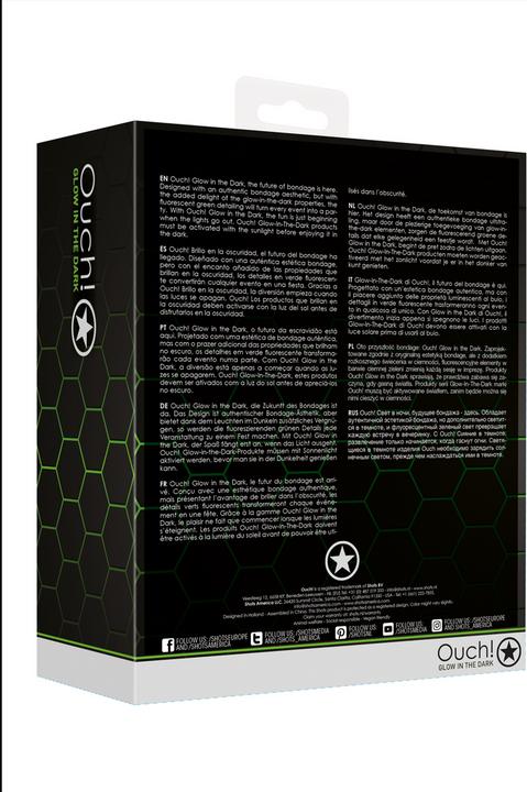 Actual product image Ouch! Thigh Strap-on - Glow in the Dark