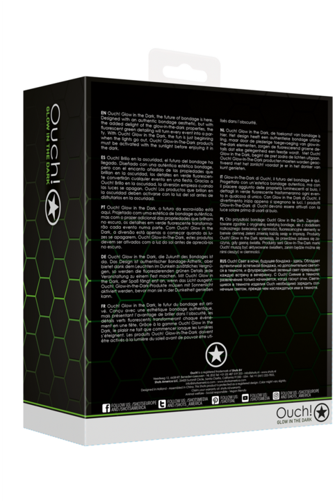 Produktbild Ouch! Thigh Strap-on - Glow in the Dark