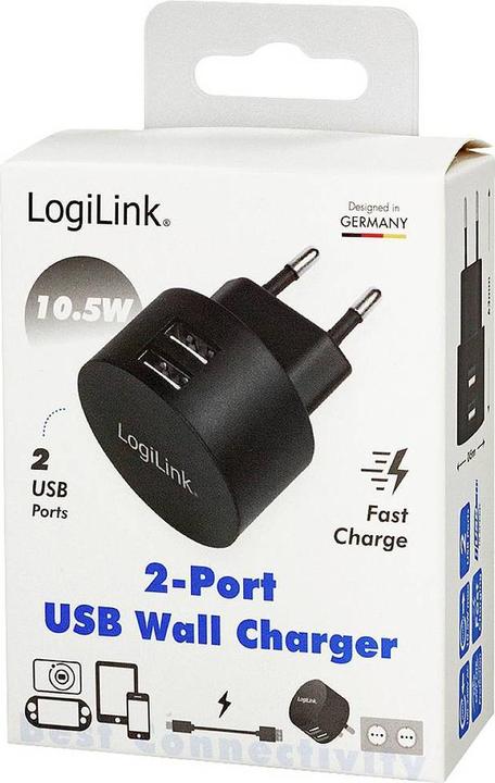 Productafbeelding LogiLink USB-aansluiting adapter (10.50 W)
