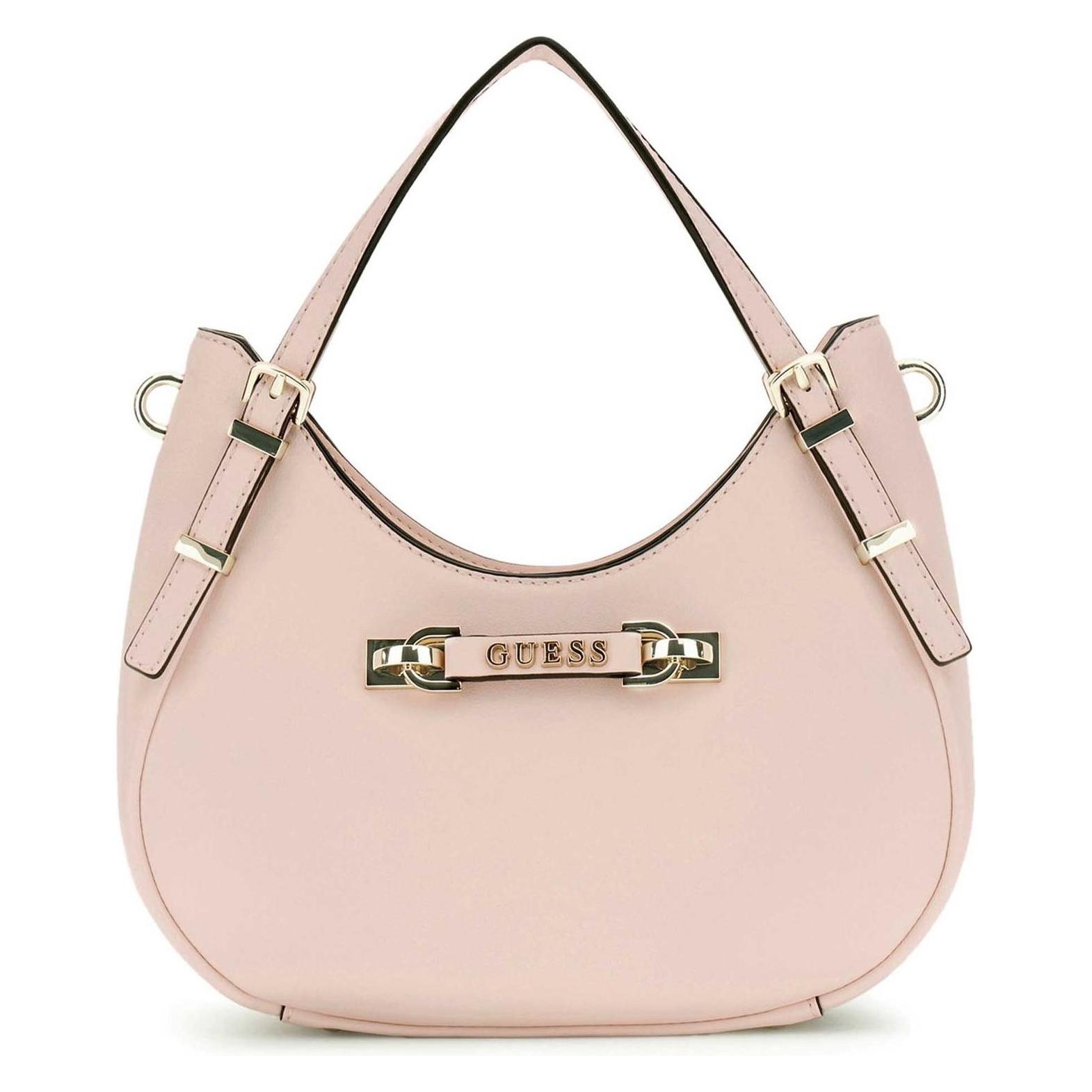 Guess, Damen, Handtasche, Lefia Small Satchel Bag, Rosa