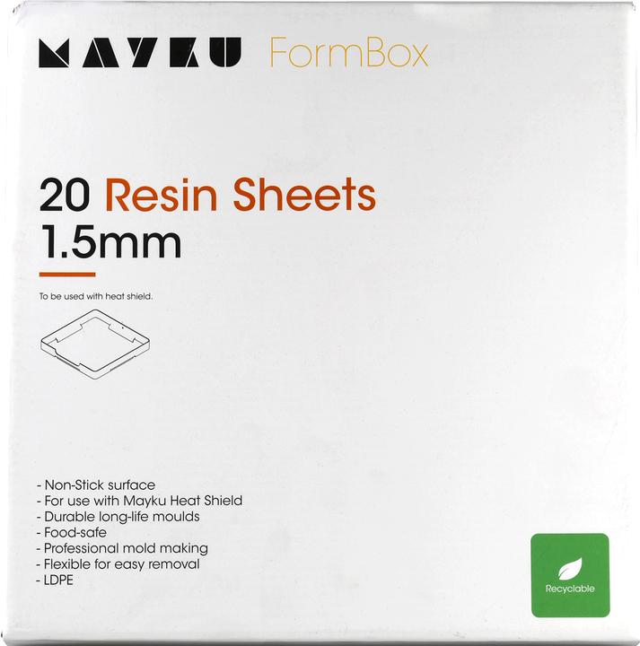 Immagine prodotto Mayku Fogli LDPE natura 1,5 mm 20 pezzi. (Accessori)