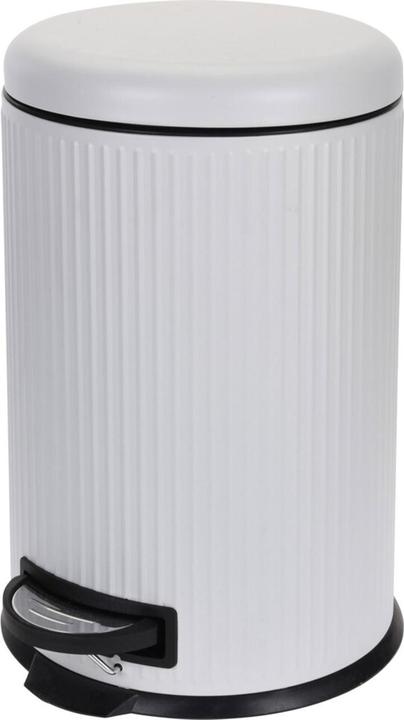 Image du produit Excellent Houseware Poubelle, blanche, 20 litres, inox (20 l)