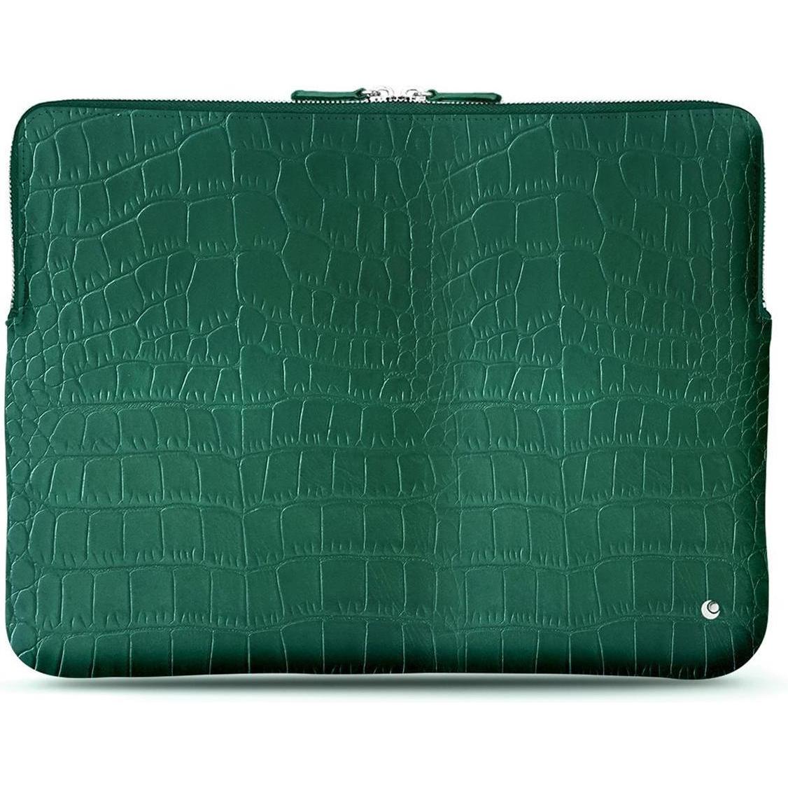 Noreve Lederhülle, Notebooktasche, Grün