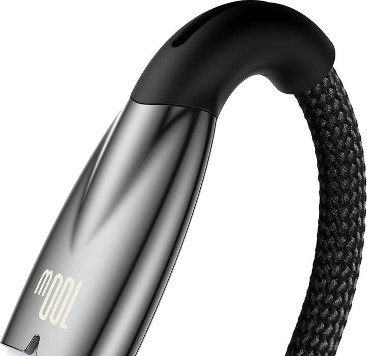 Immagine prodotto Baseus Cavo USB per USB-C Glimmer Series, 100W, 2m (nero) (2 m, USB 2.0, 100 W)