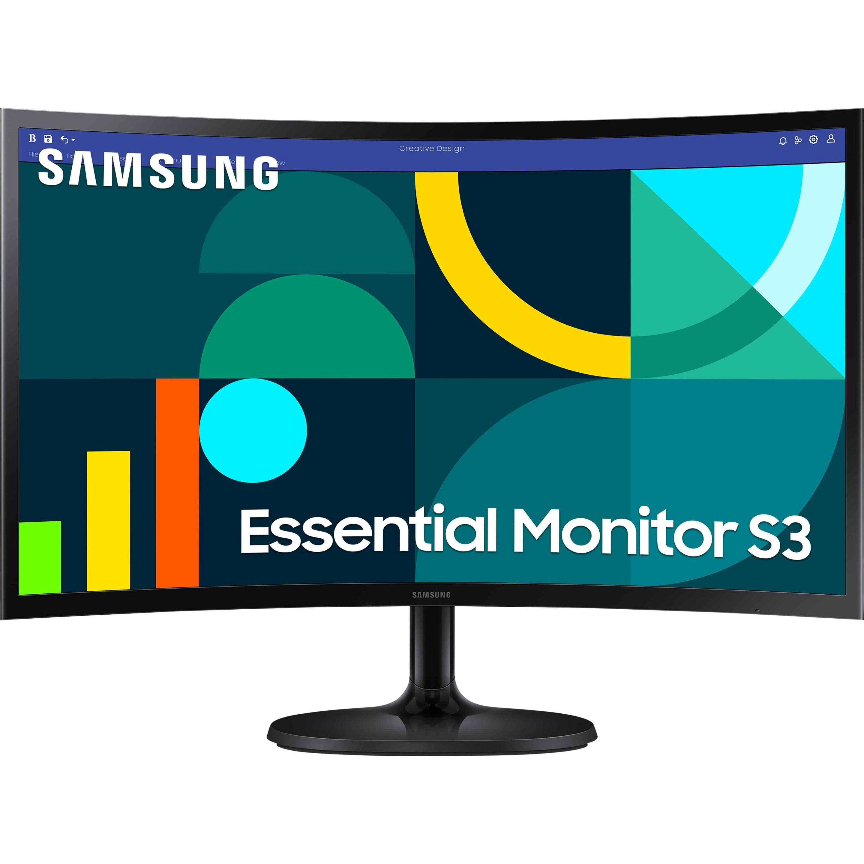 Samsung Essential S3 S36GD (1920 x 1080 Pixel, 24"), Monitor, Schwarz