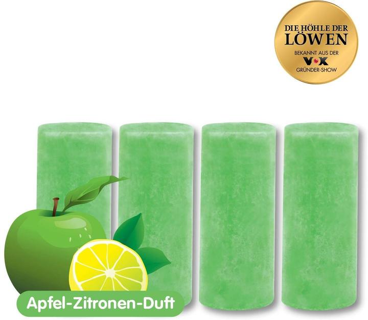 Actual product image Abfluss-Fee Duftstein Apfel-Zitrone 4 Stück