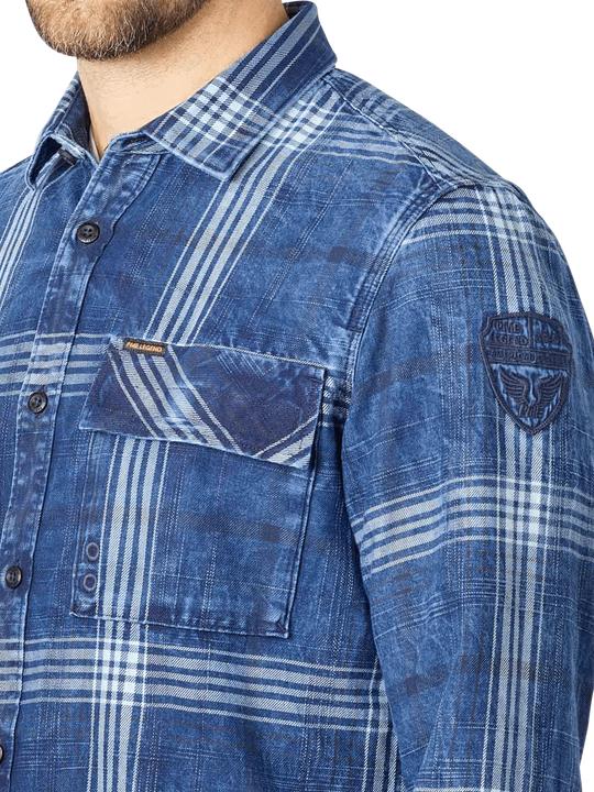 Immagine prodotto Pme Legend Blue Indigo Shirt Slub Check Real Indigo (S)