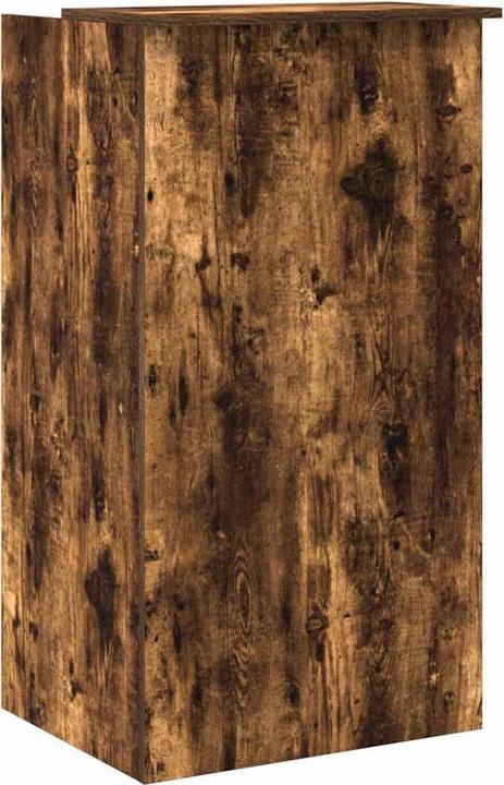 Actual product image vidaXL Reception counter smoked oak 55x50x103.5 cm wood-based reception counter