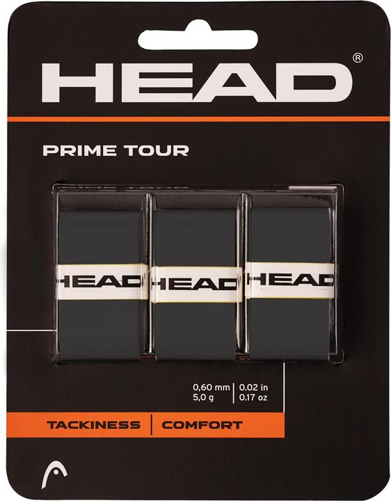 Head Prime Tour Overgrip 3er Pack schwarz