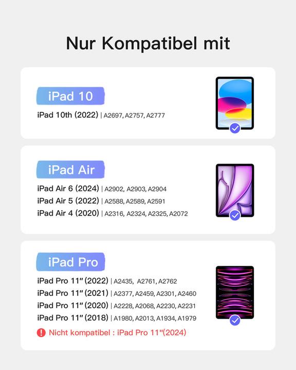 Energielabel Inateck Keyboard iPad 04122 purple (KB04122 purple) (DE)