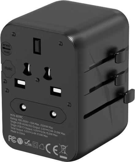 Actual product image PhoneLook Reiseadapter