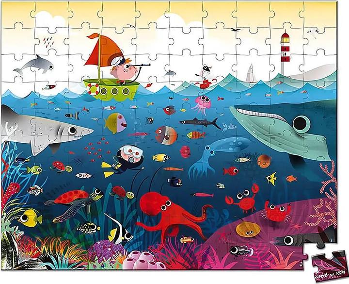 Immagine prodotto Janod Mondo subacqueo puzzle (100 pezzi)