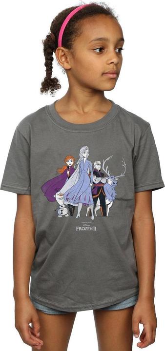 Immagine prodotto Disney Frozen 2 Distressed Group Maglietta Ragazze (152, 158)