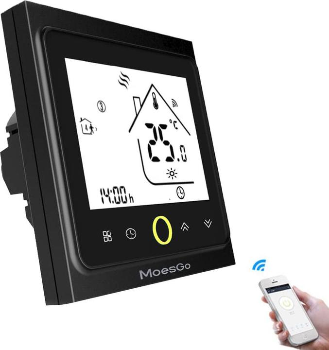Actual product image MoesGo Thermostat, Smart, programmable