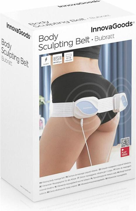 Actual product image InnovaGoods Bubratt Vibrating Massage Belt White