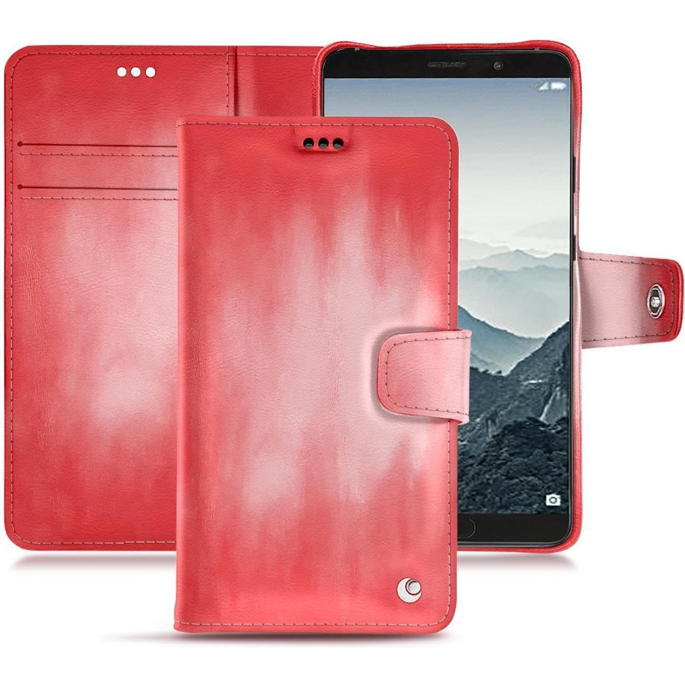 Thumbnail - Noreve Lederschutzhülle Wallet (Huawei Mate 10), Smartphone Hülle, Rosa