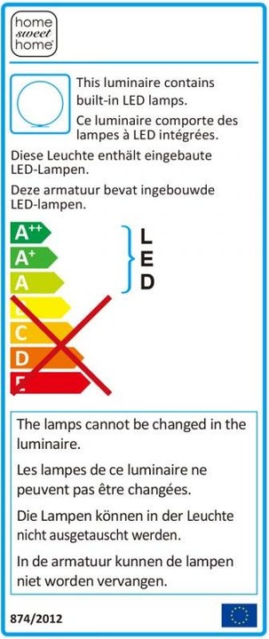Energie-Label Besselink licht D501100-09 (960 lm)