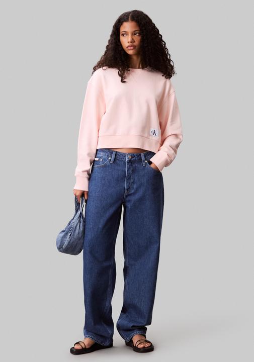 Produktbild Calvin Klein Logo-Aufnäher Crop-Sweatshirt (XXS)