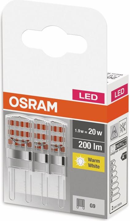 Actual product image Osram Base Pin (G9, 20 W, 200 lm, 3 x, F)